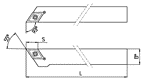 Wendeplattenhalter für 55°-Kopierplatte / DCGT + DCMT (SDJC)